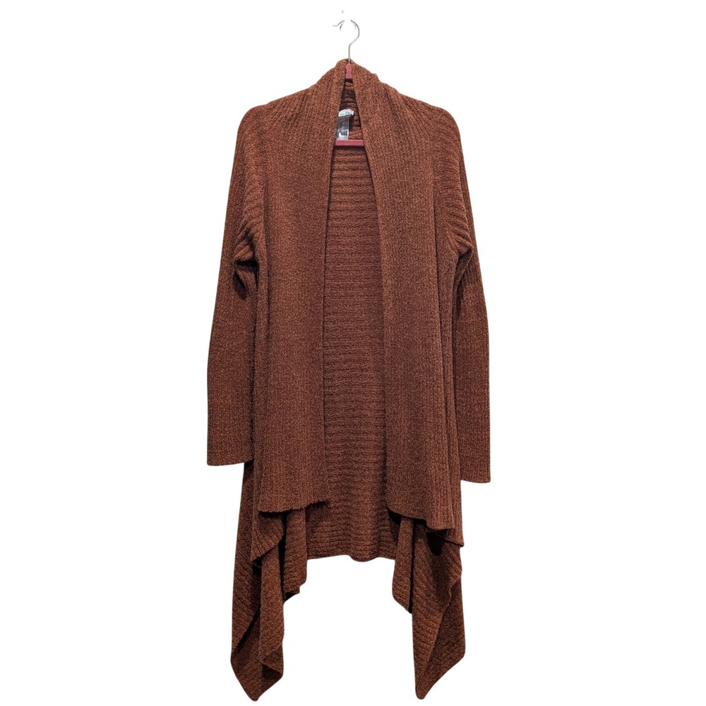 Skinnygirl Jeans Womens Dream Cardigan Large Rust Open‎ Front Cozy Duster
